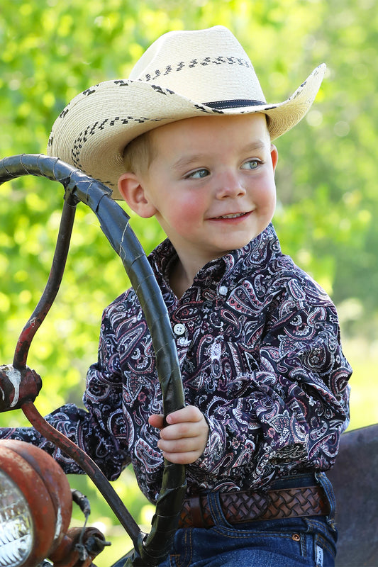 Cinch Infant & Toddler Purple & Pink Paisley