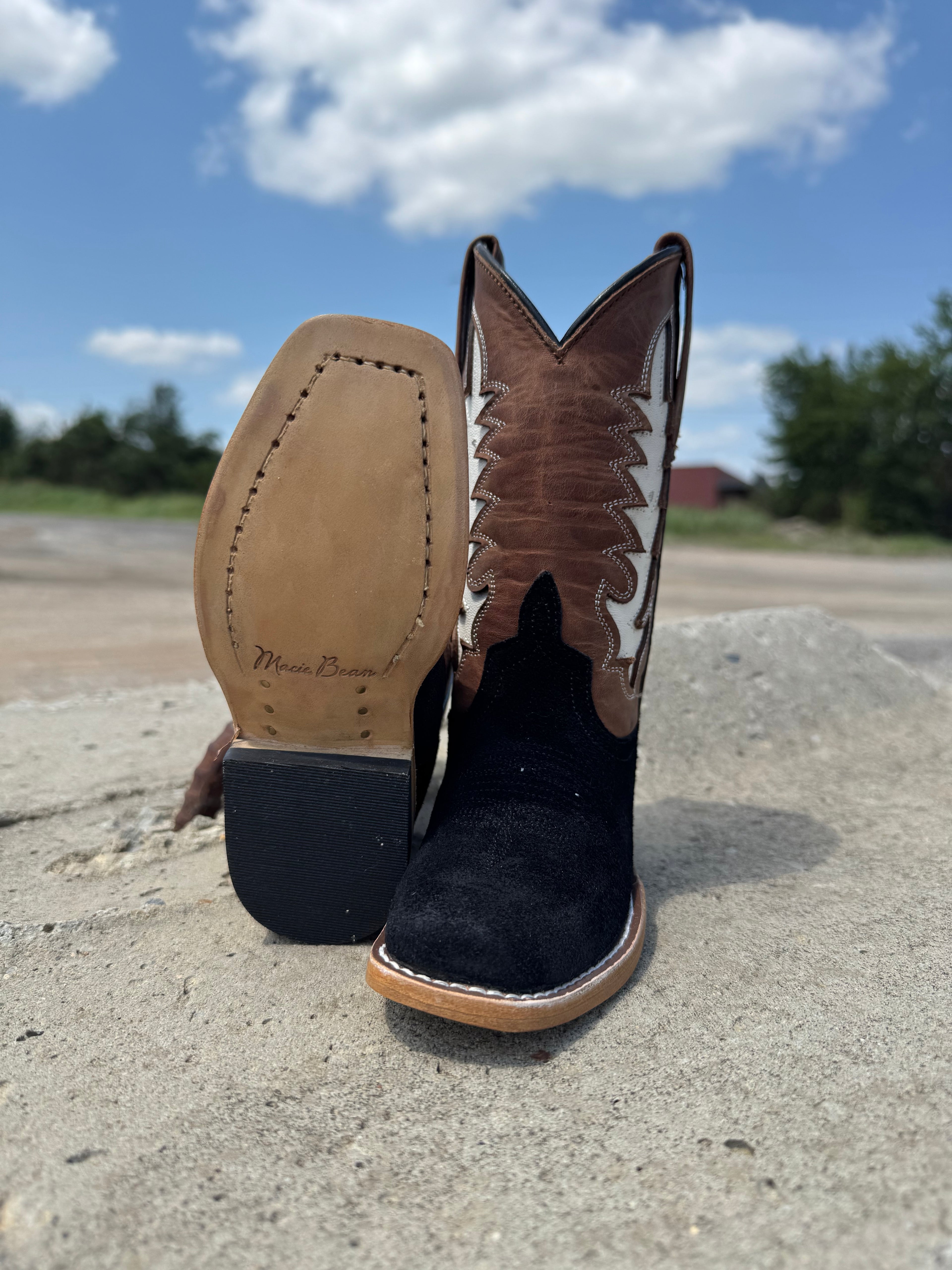 Lil Black Swede Boots (9523)