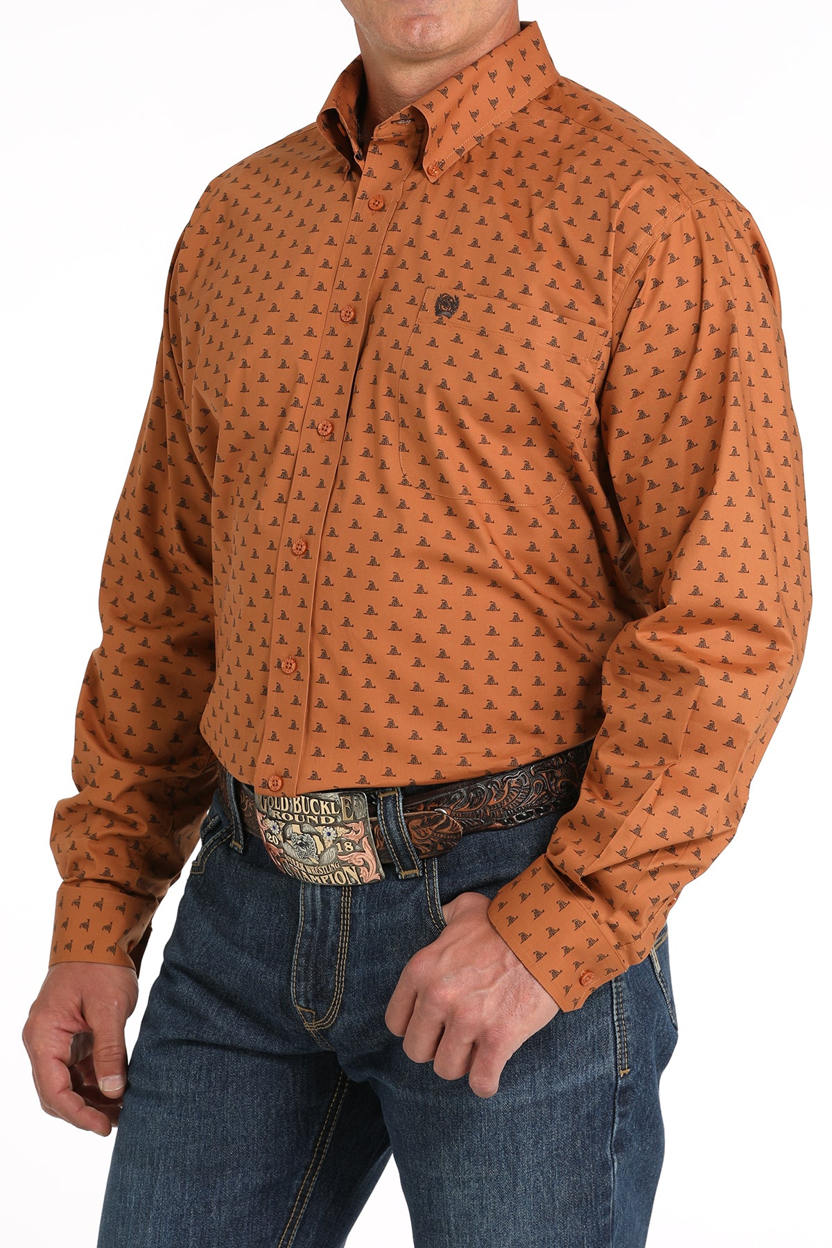 Rattle Snake Copper Shirt (5822)