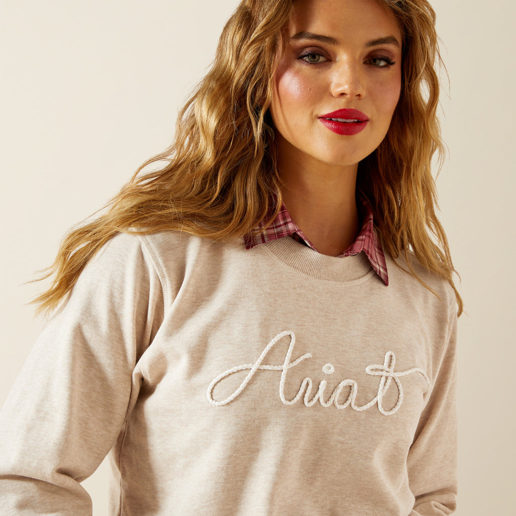 Women’s Ariat Cream Sweatshirt (2736)