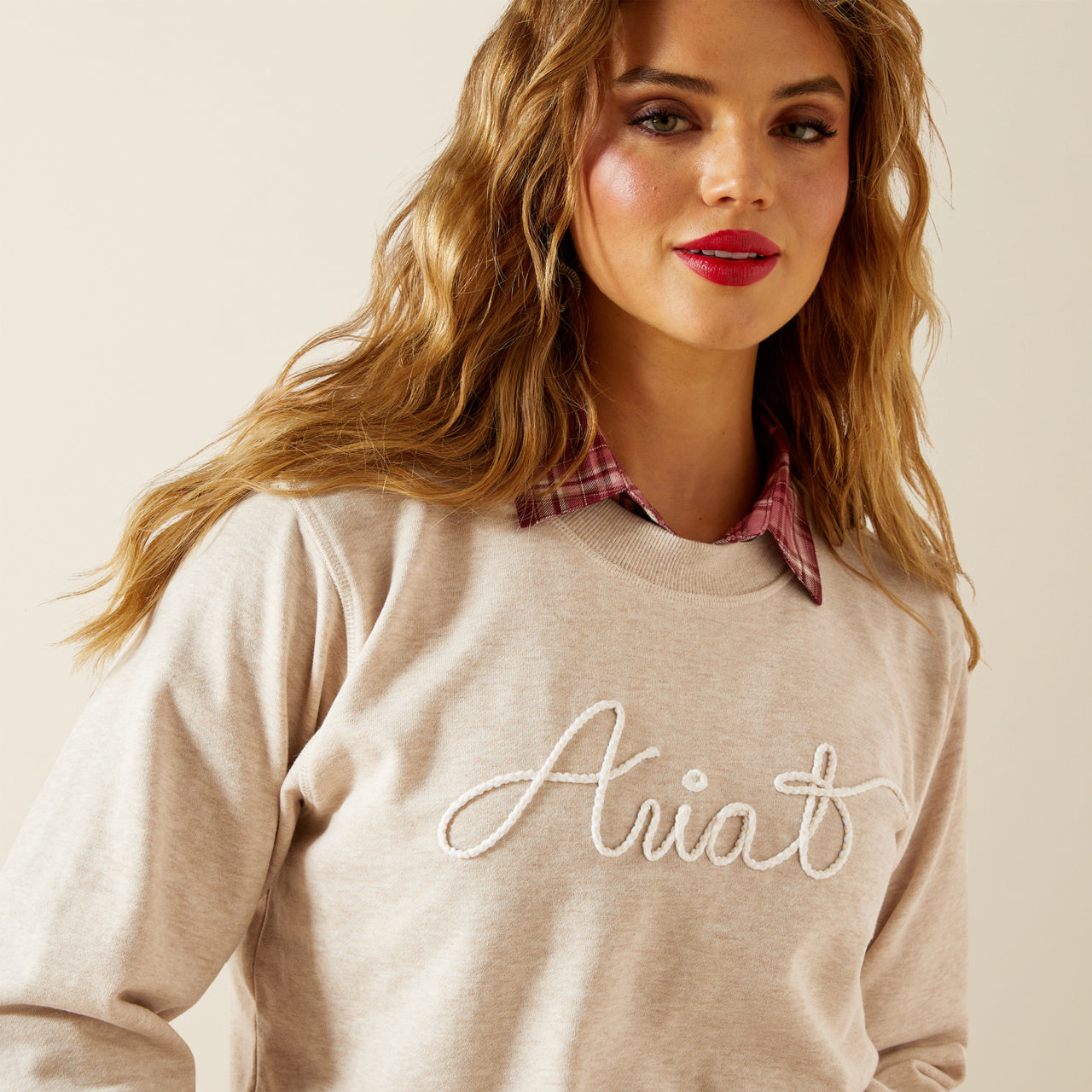 Women’s Ariat Cream Sweatshirt (2736)