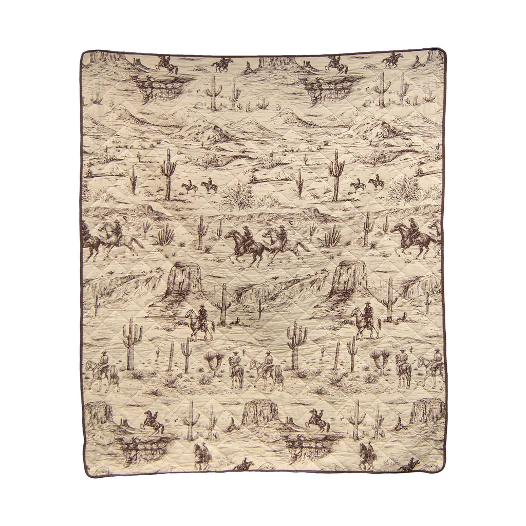 Donna Sharp Cowboy Cotton Quilted Bedding Set: Twin & Single