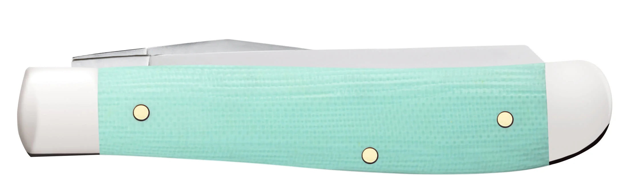 Smooth Seafoam Green G-10 Mini Trapper (18101)