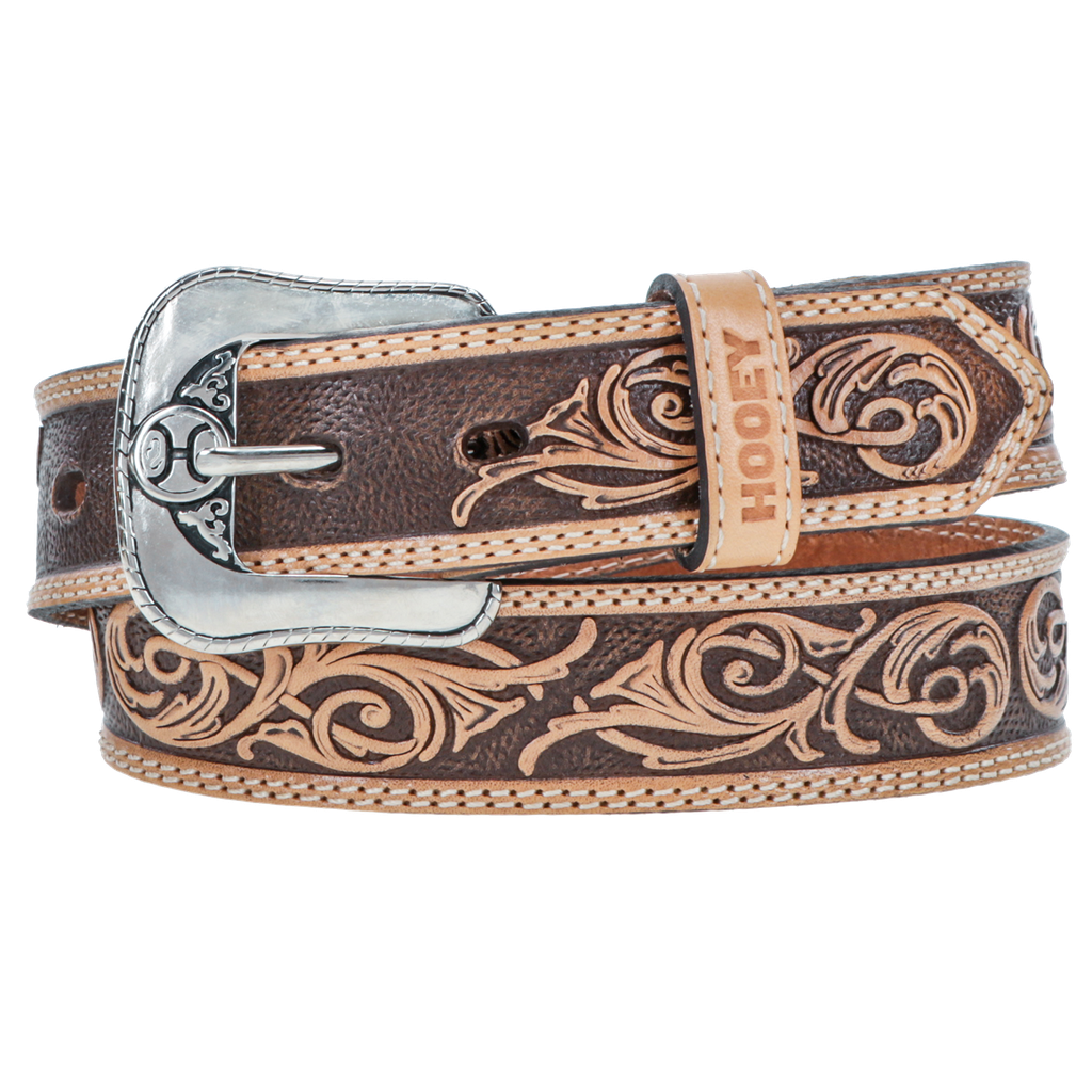 Hooey Boys Tooled Leather Belt (t073)
