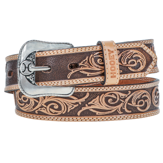 Hooey Boys Tooled Leather Belt (t073)