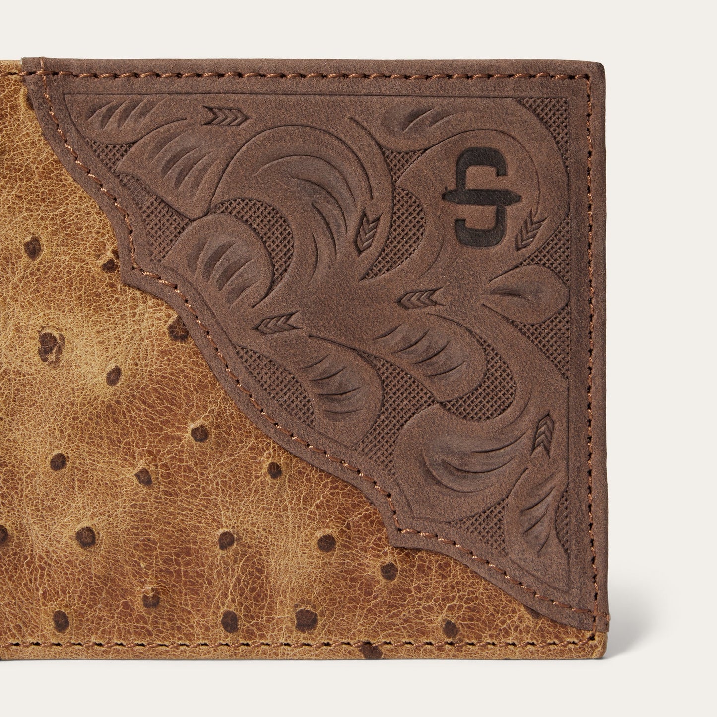 Tooled Embossed Croco Bifold Wallet