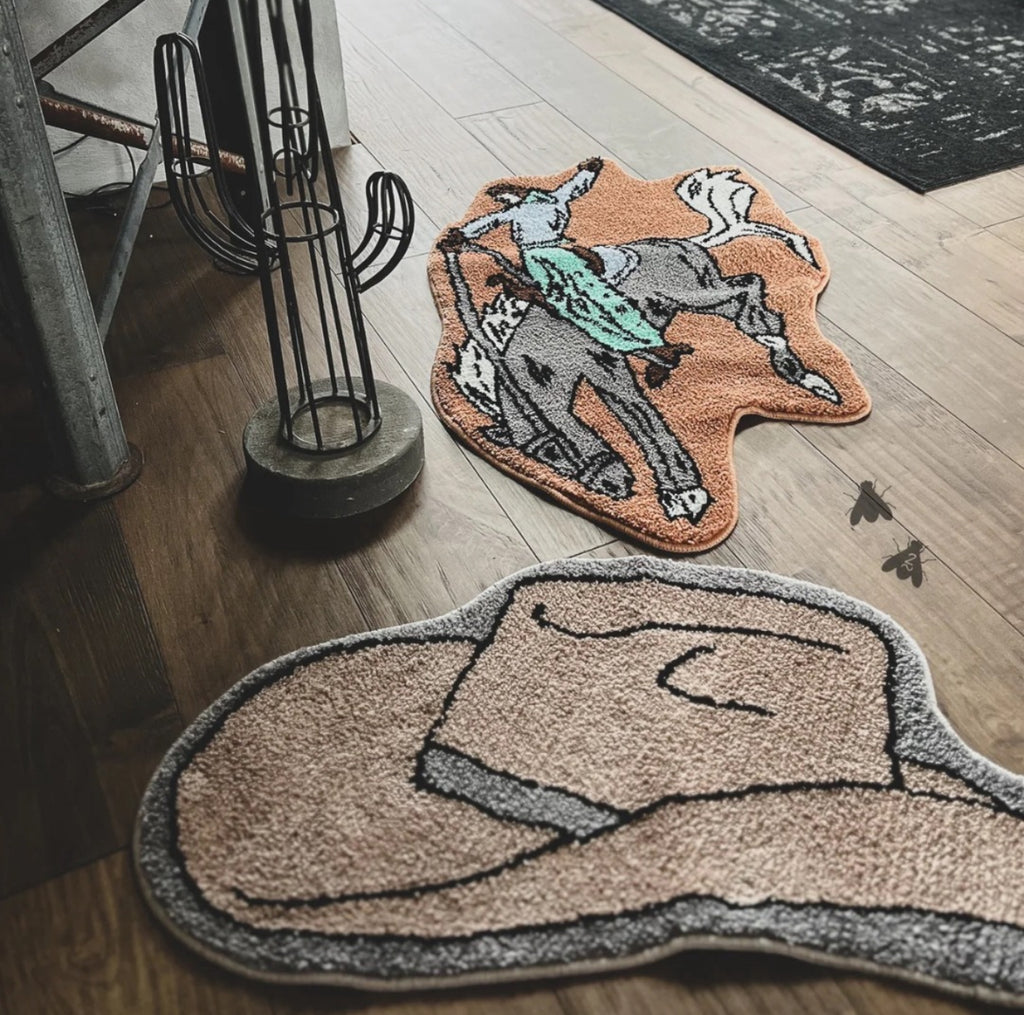 Bronc Buster Rug