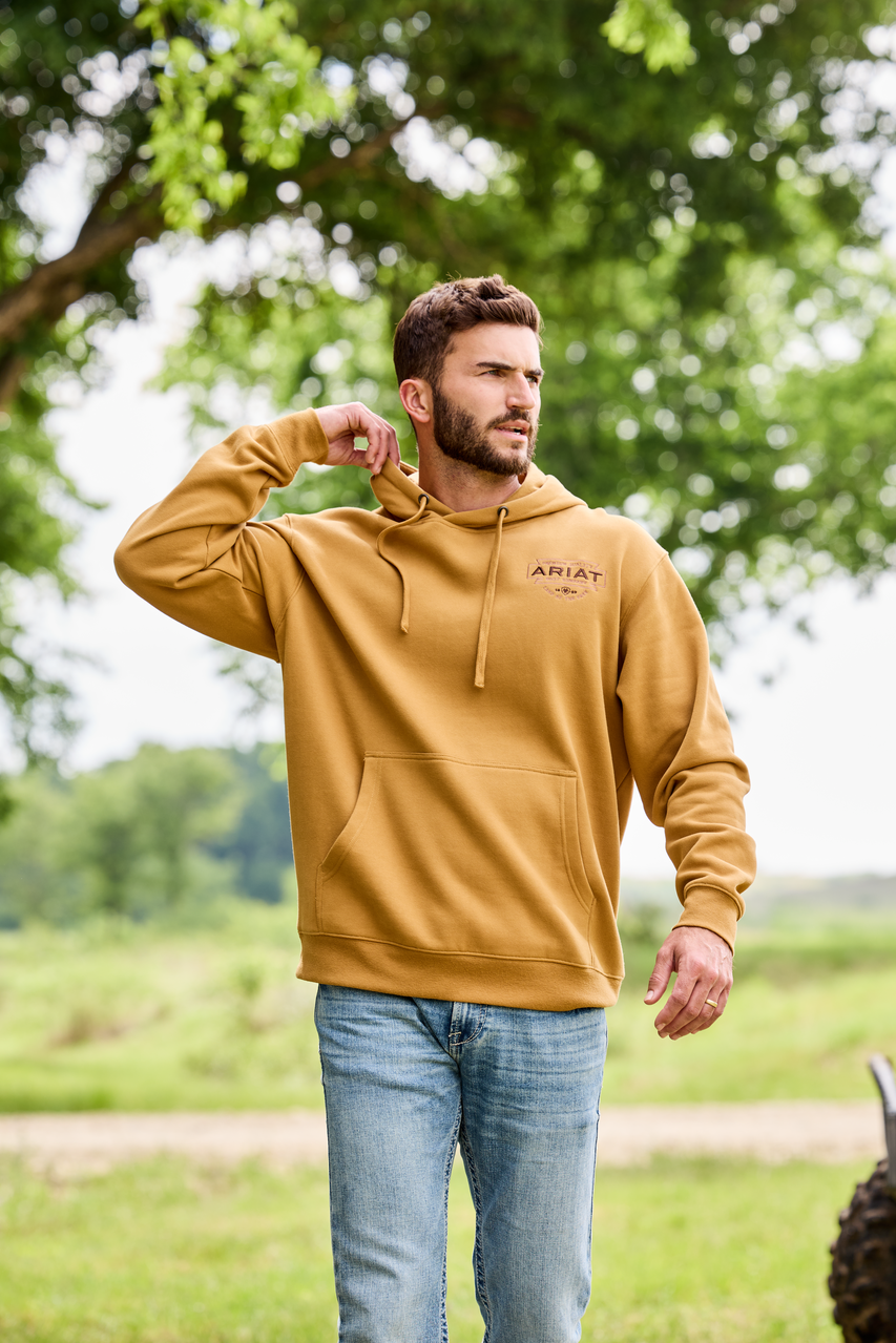 Men’s Ariat Simple Buckle Hoodie (2495)