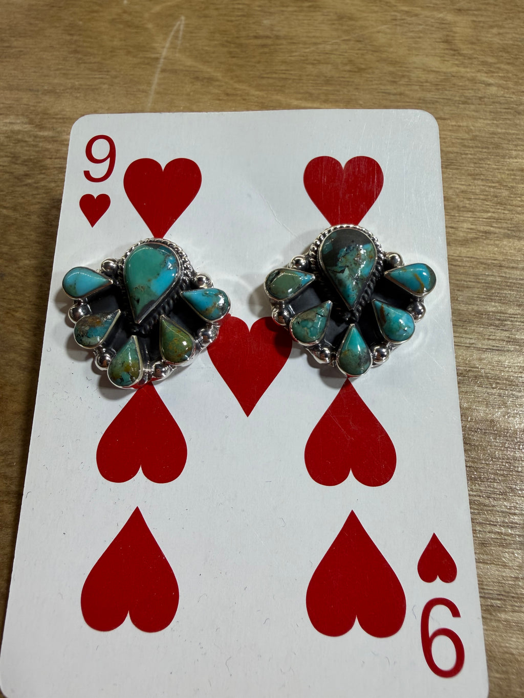 Teardrop Cluster Earrings