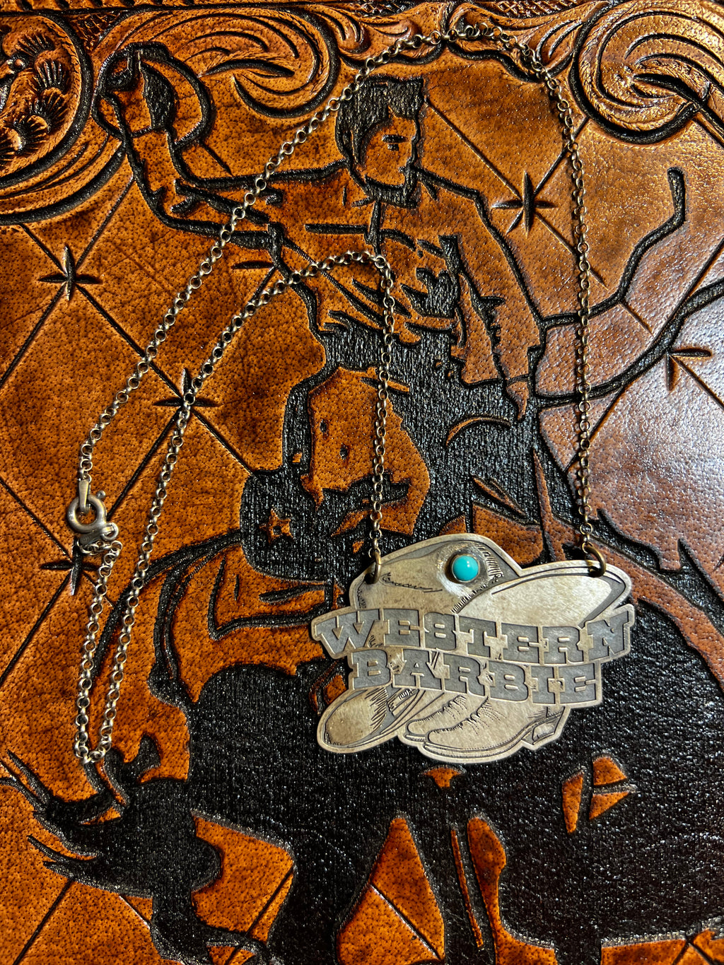 Western Barbie Necklace