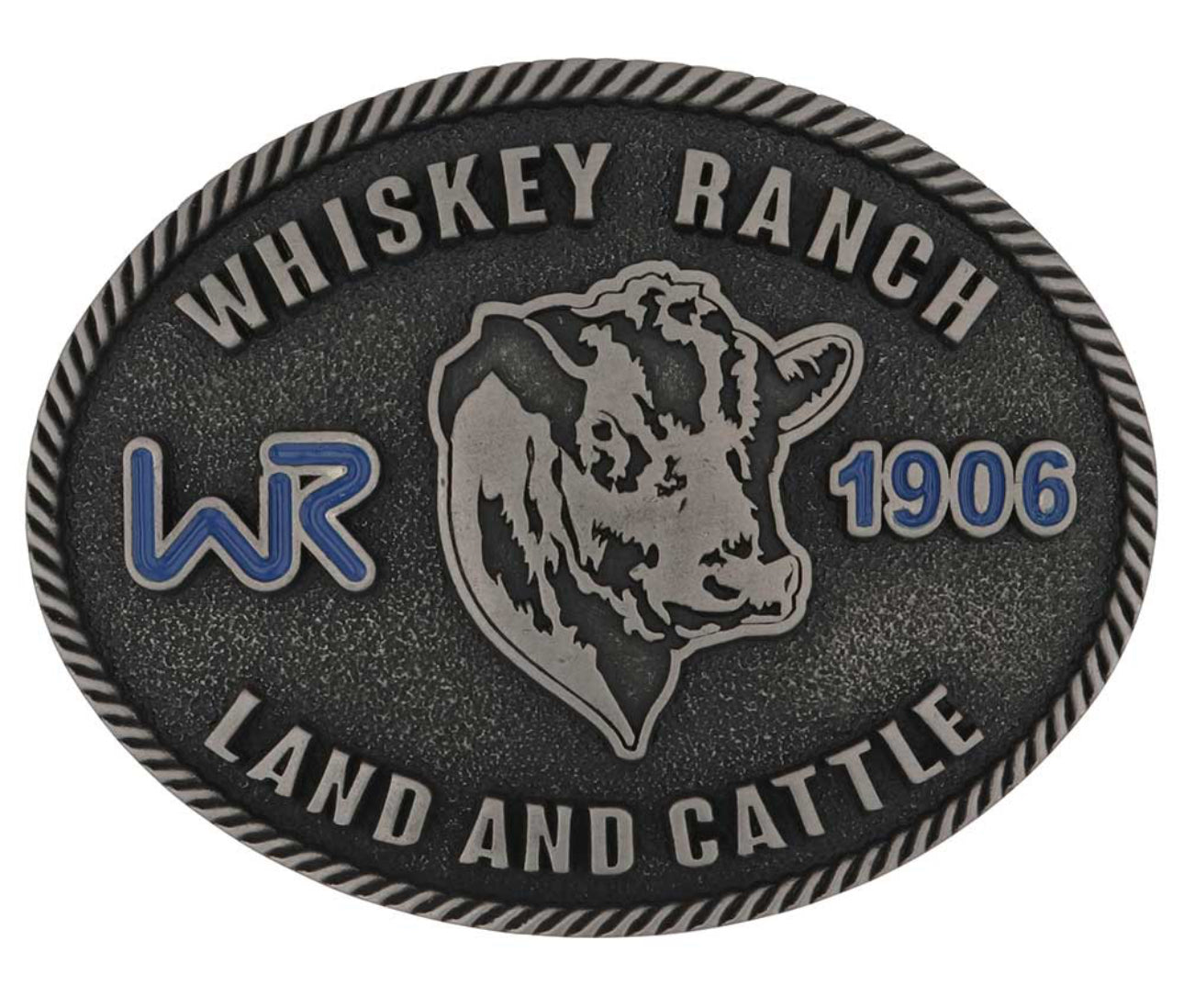 Land & Cattle Whiskey Ranch Buckle