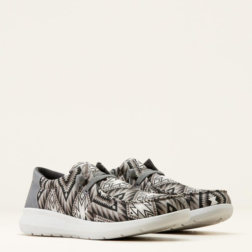 Ariat Men’s Hilo Grey Southwestern Shoes (0946)