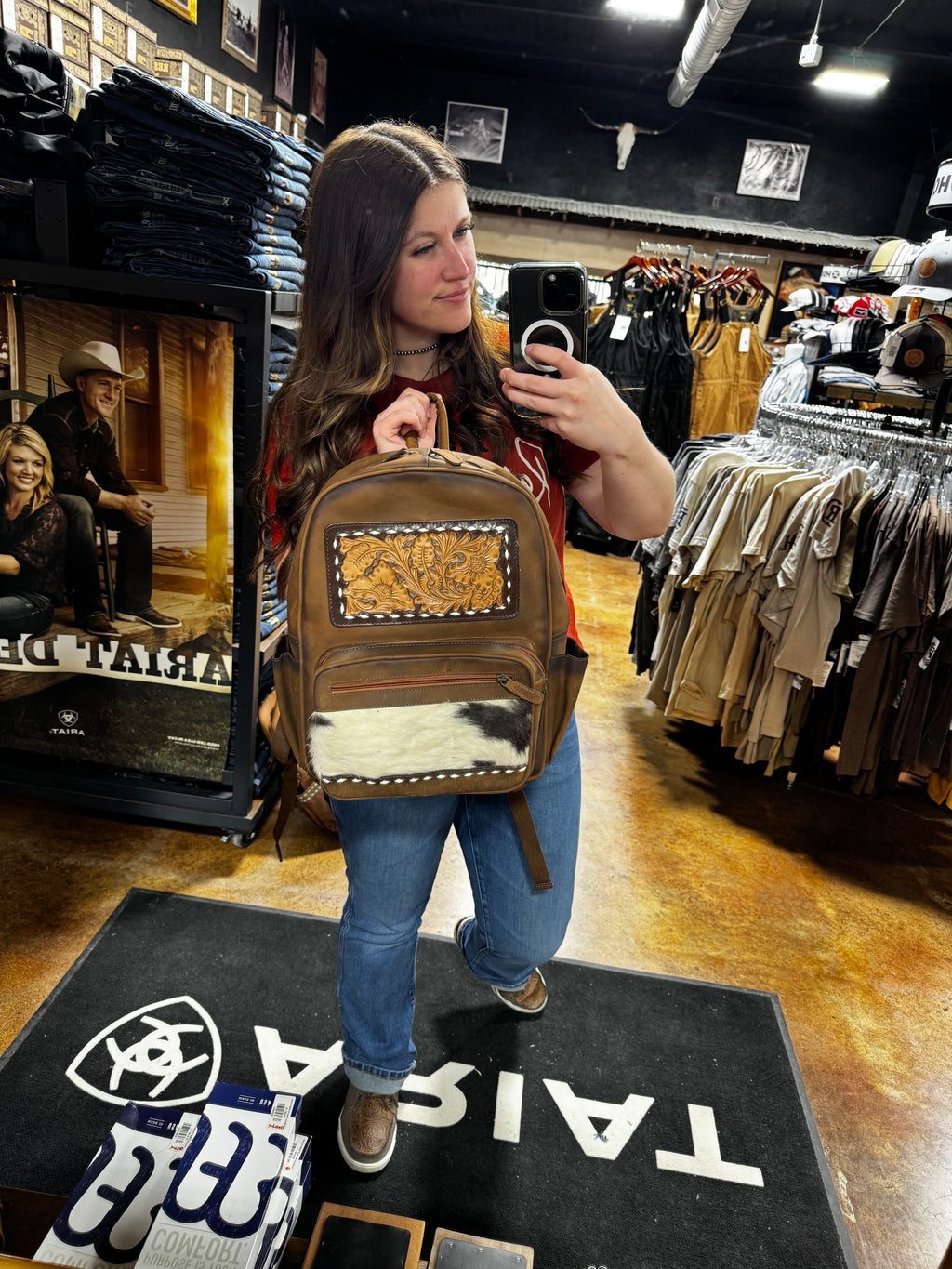 Leather Me Up Backpack