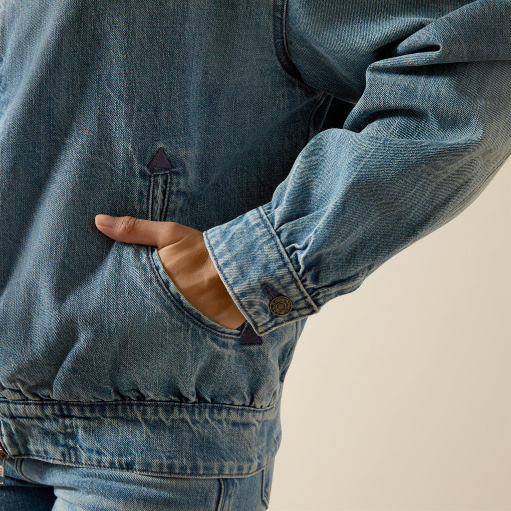 Cheyenne Denim Bomber Jacket (5931)