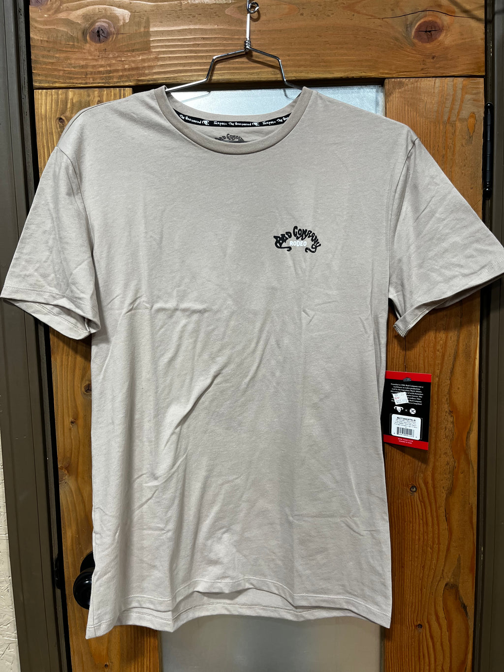 Bad Company Rodeo Bad To The Bone Tan Tee