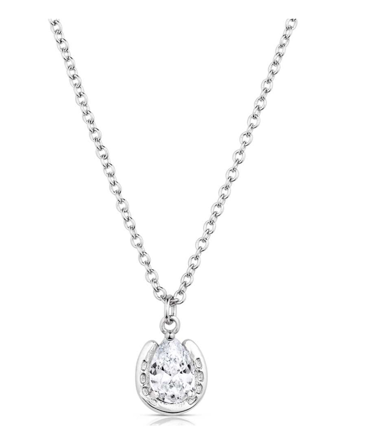 Lucky Trot Crystal Necklace