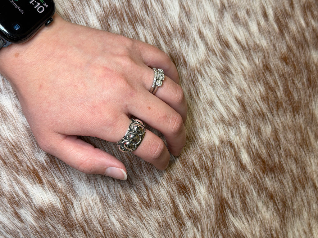 Triple Oval Stacker Ring