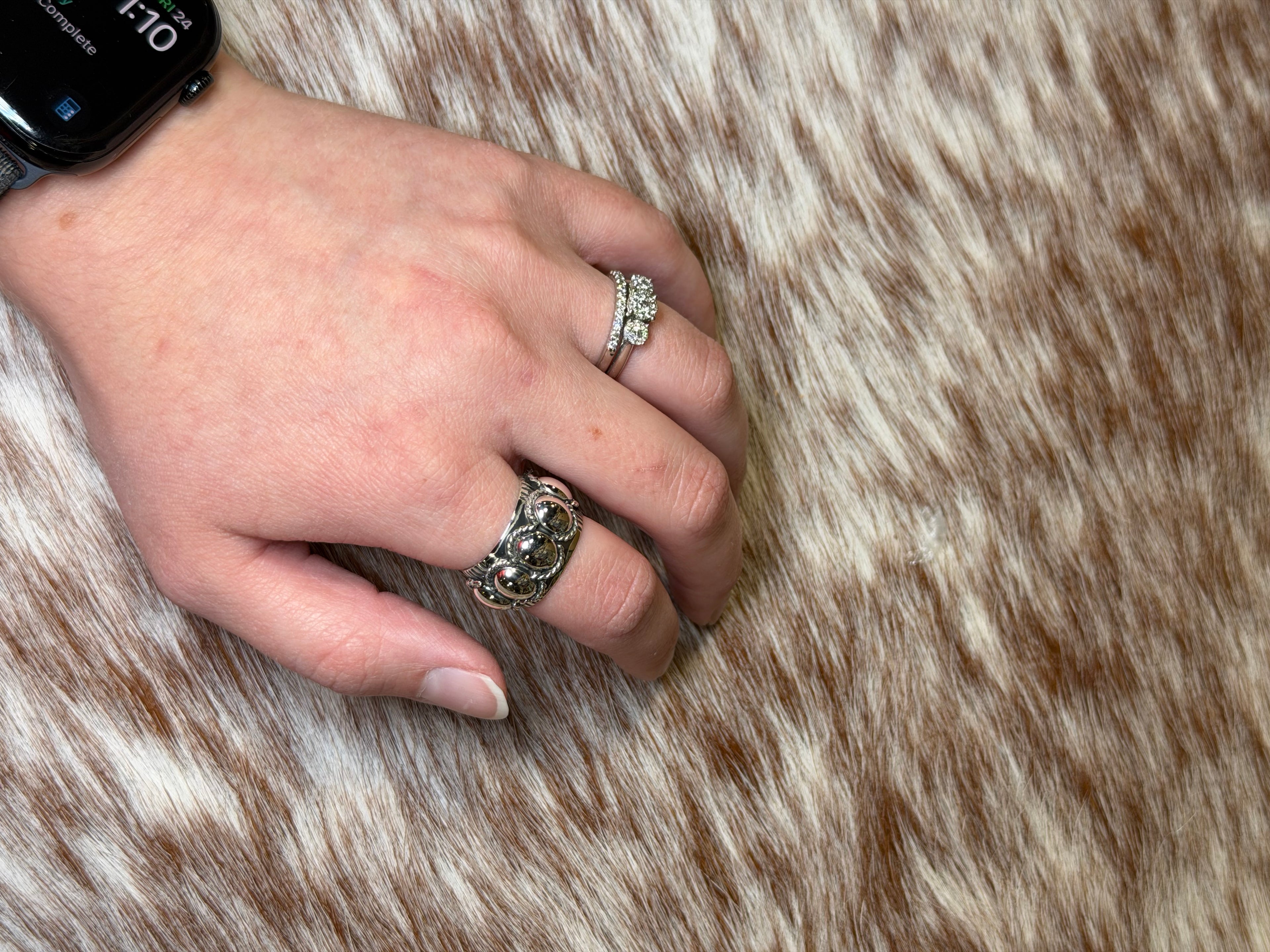 Triple Oval Stacker Ring