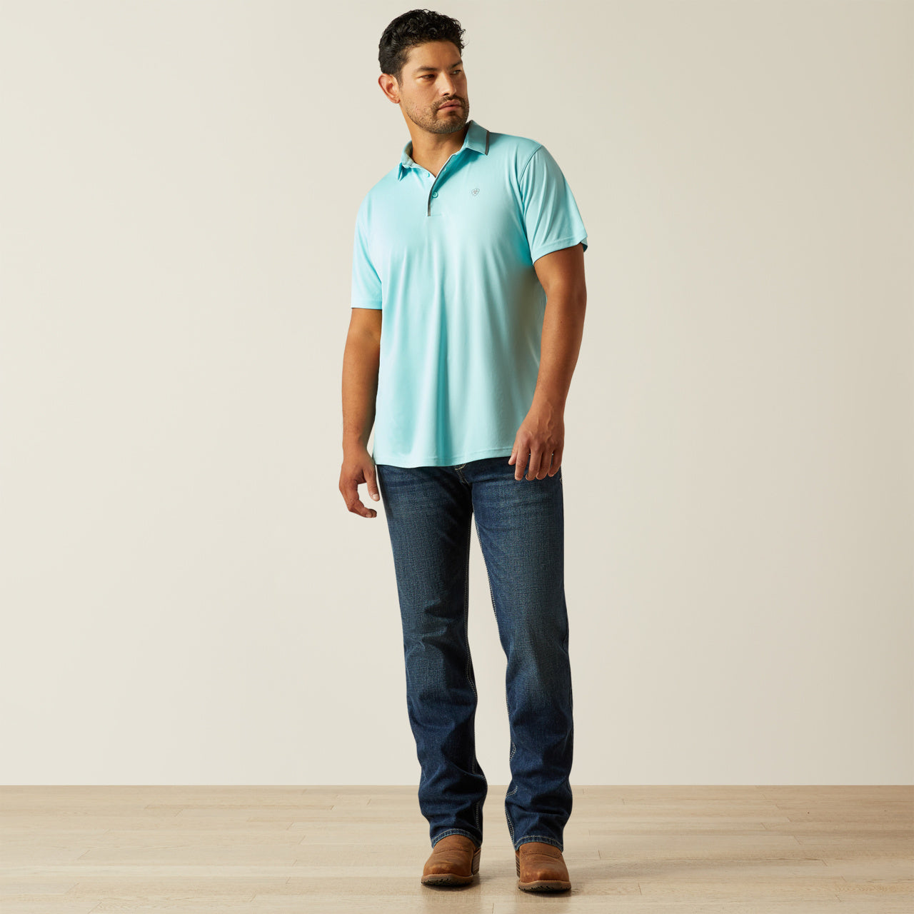 Men’s Angel Blue Polo (8733)