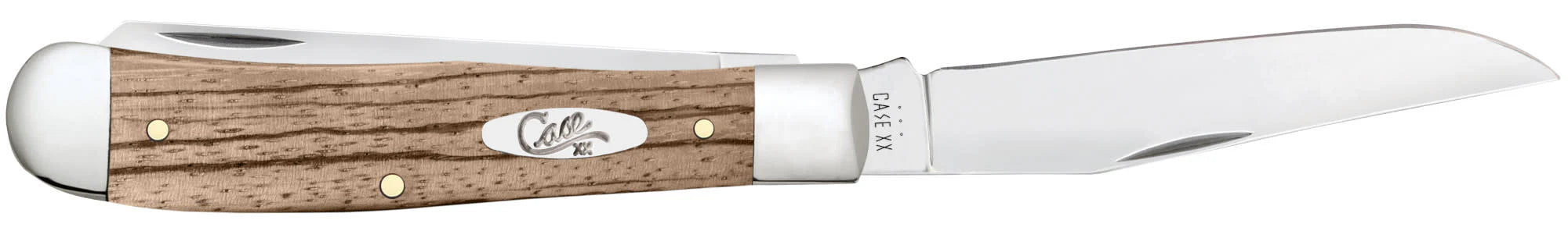 Smooth Natural Zebrawood Trapper (25141)