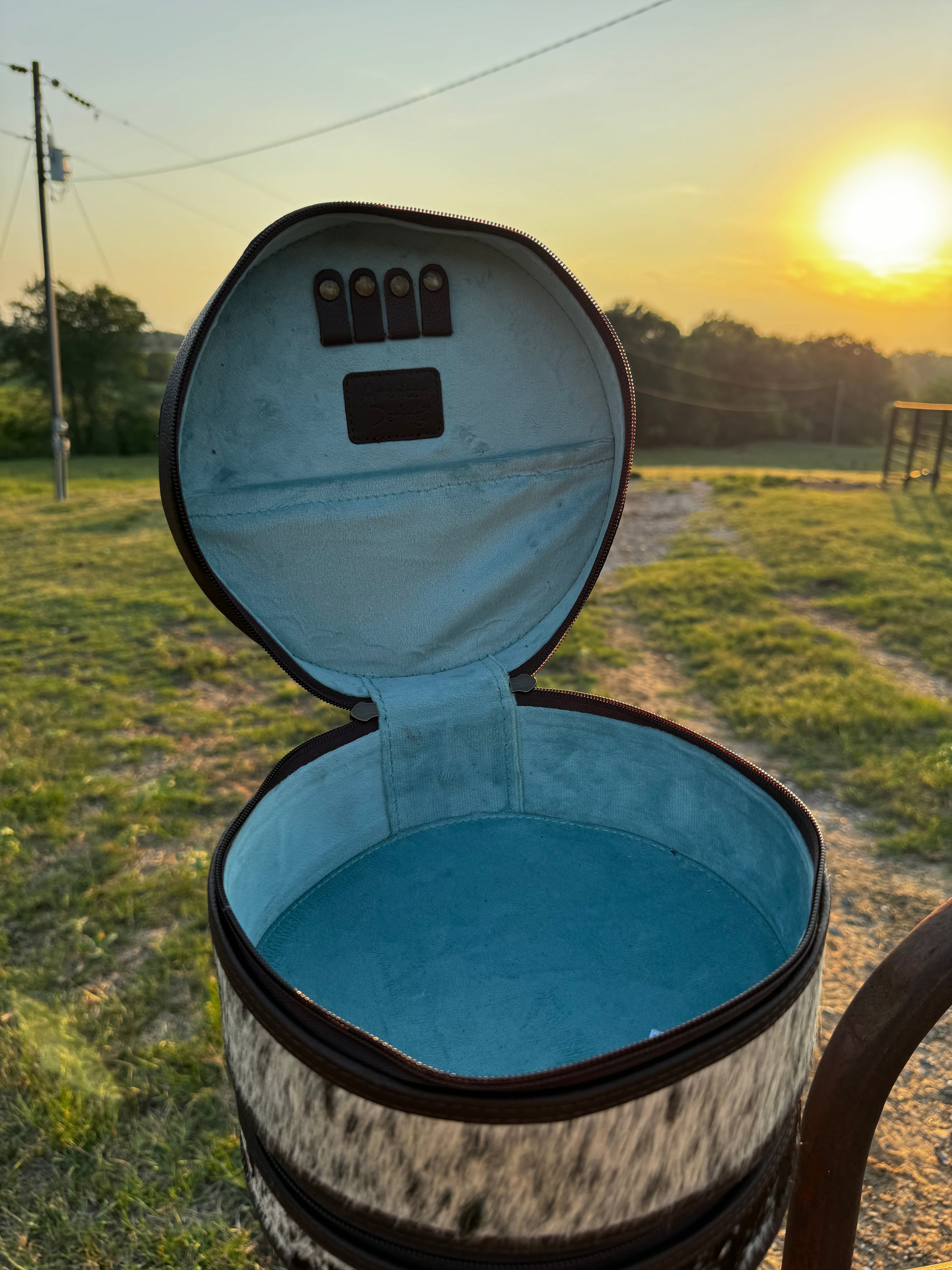 The Tooled Double Decker Jewelry Bag
