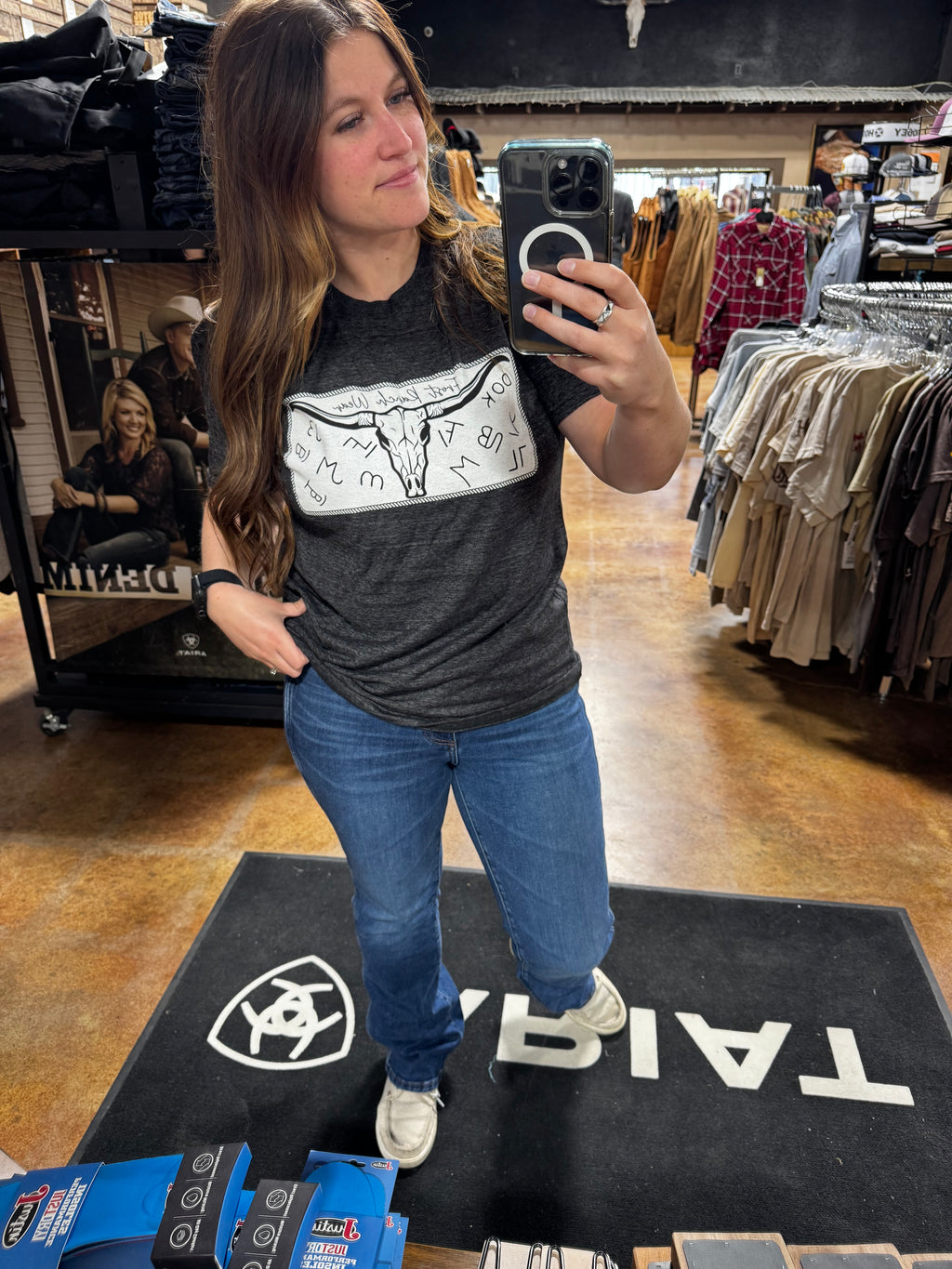 Frost Ranch Wear Longhorn Tee