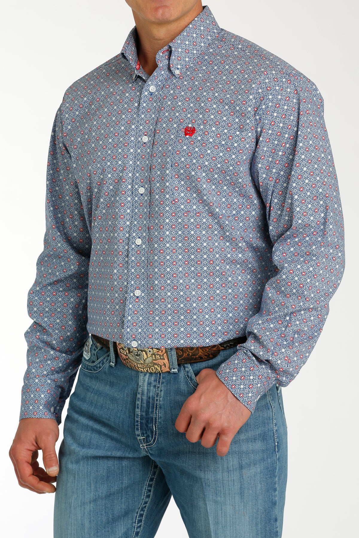 Cinch Men’s Red/White/Blue