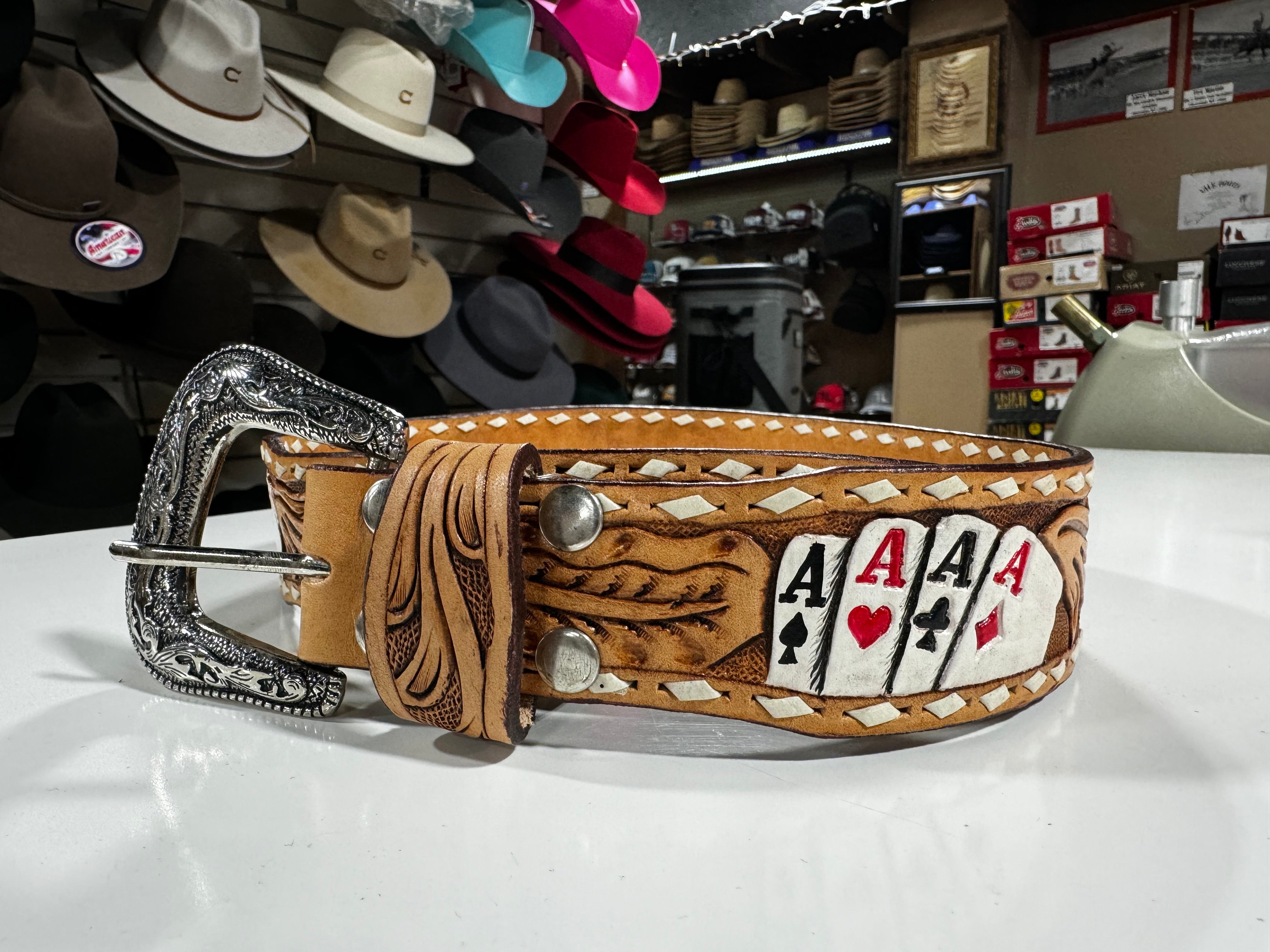 Cards of Ace Belt – Frost Ranch Wear