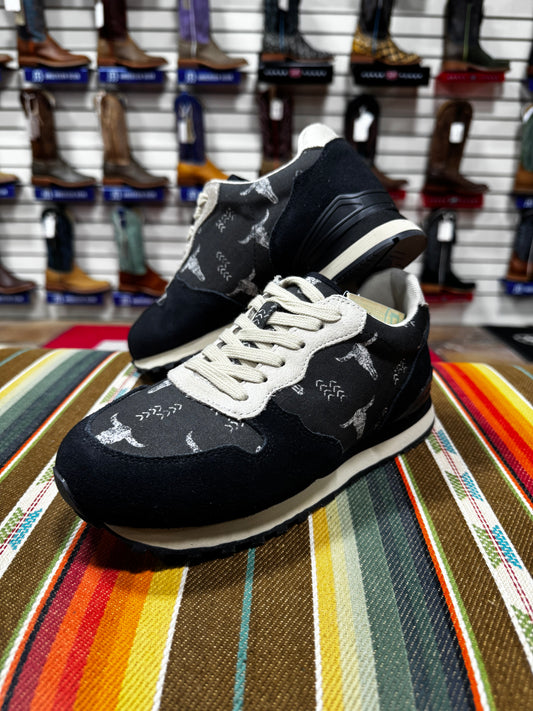 Roper Giddyup Longhorn in Black