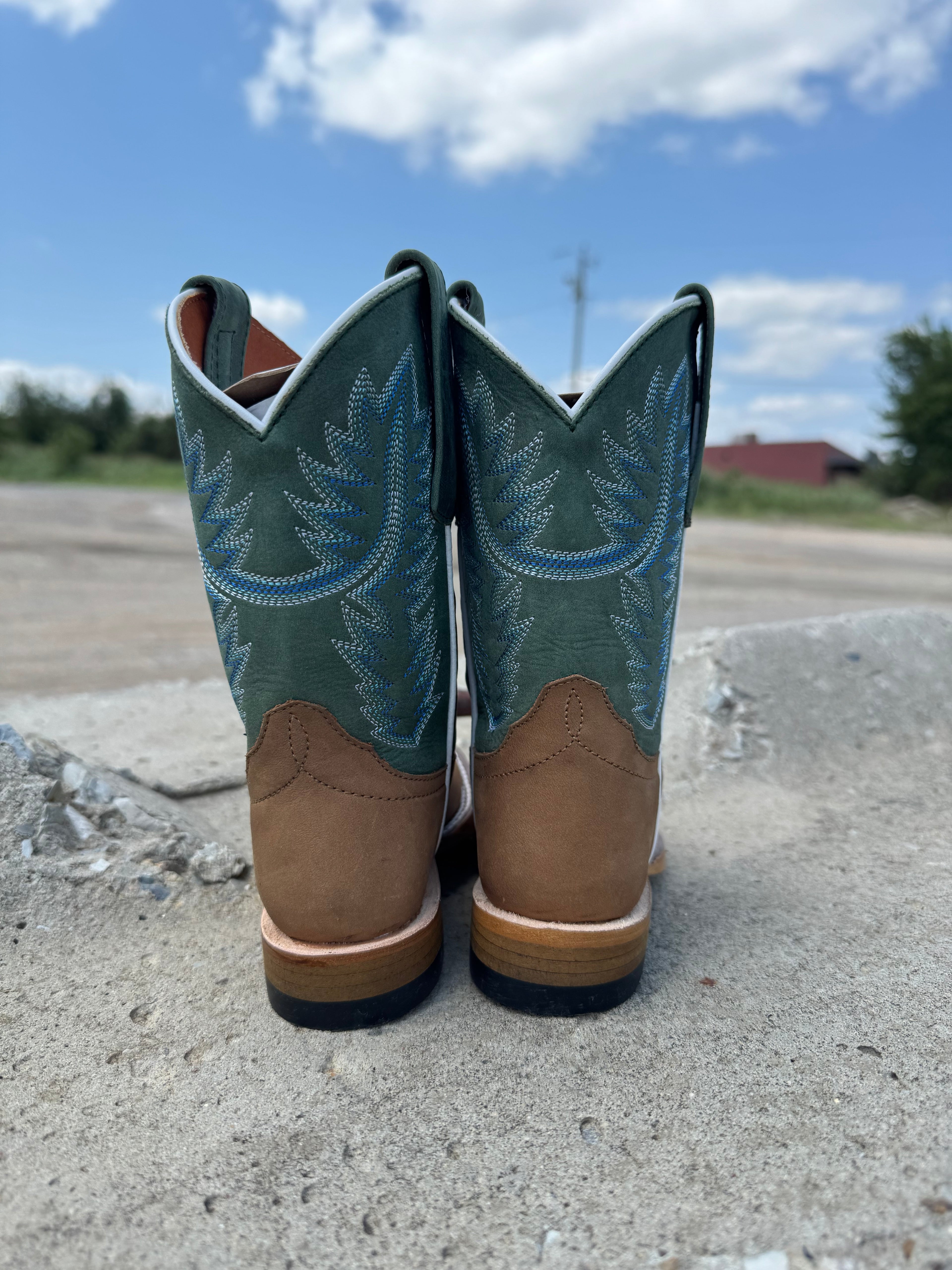 Kids Green Up Boots (HPK8078)