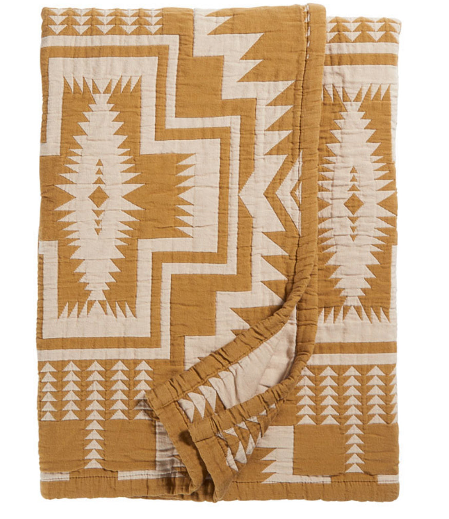 Pendleton Harding Star Ochre Bedding (57240)