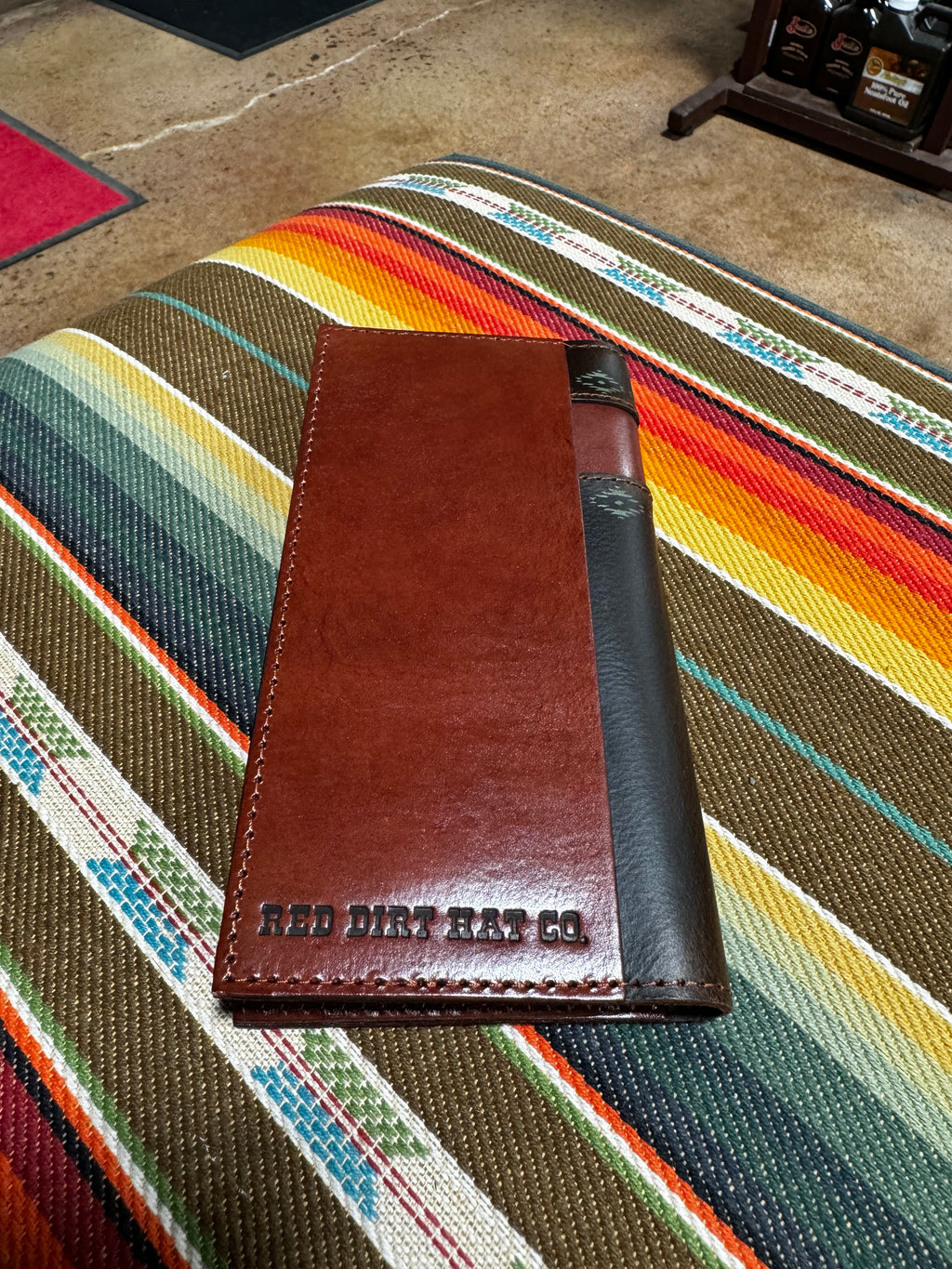 Red Dirt Hat Green Aztec Rodeo Wallet (76w3)
