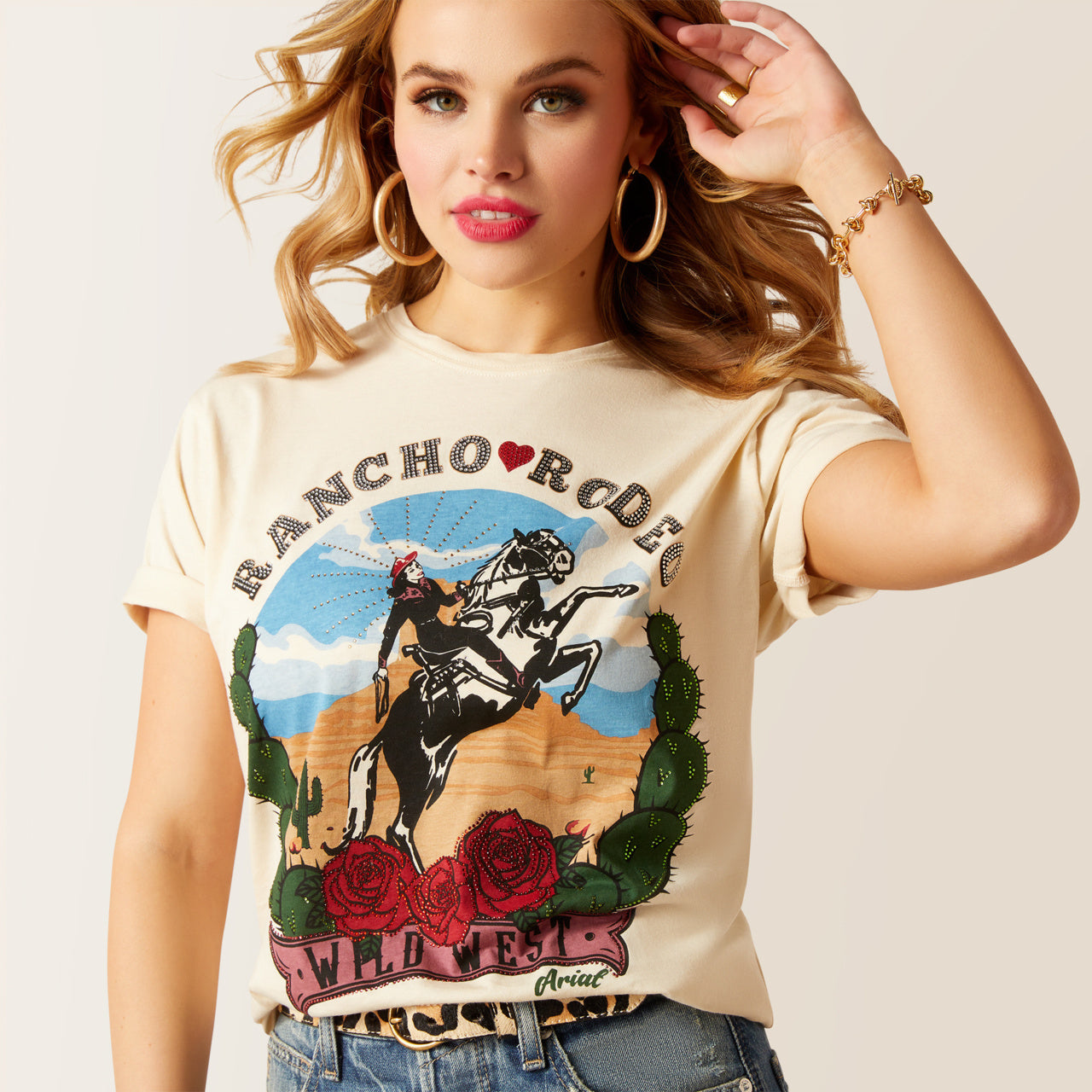 Women’s Rancho Rodeo SS Tee (7246)