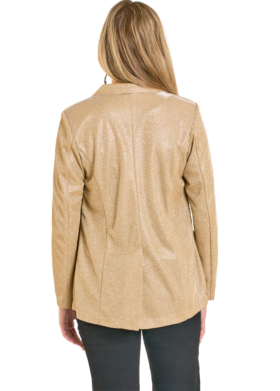 Gold Glitter Blazer