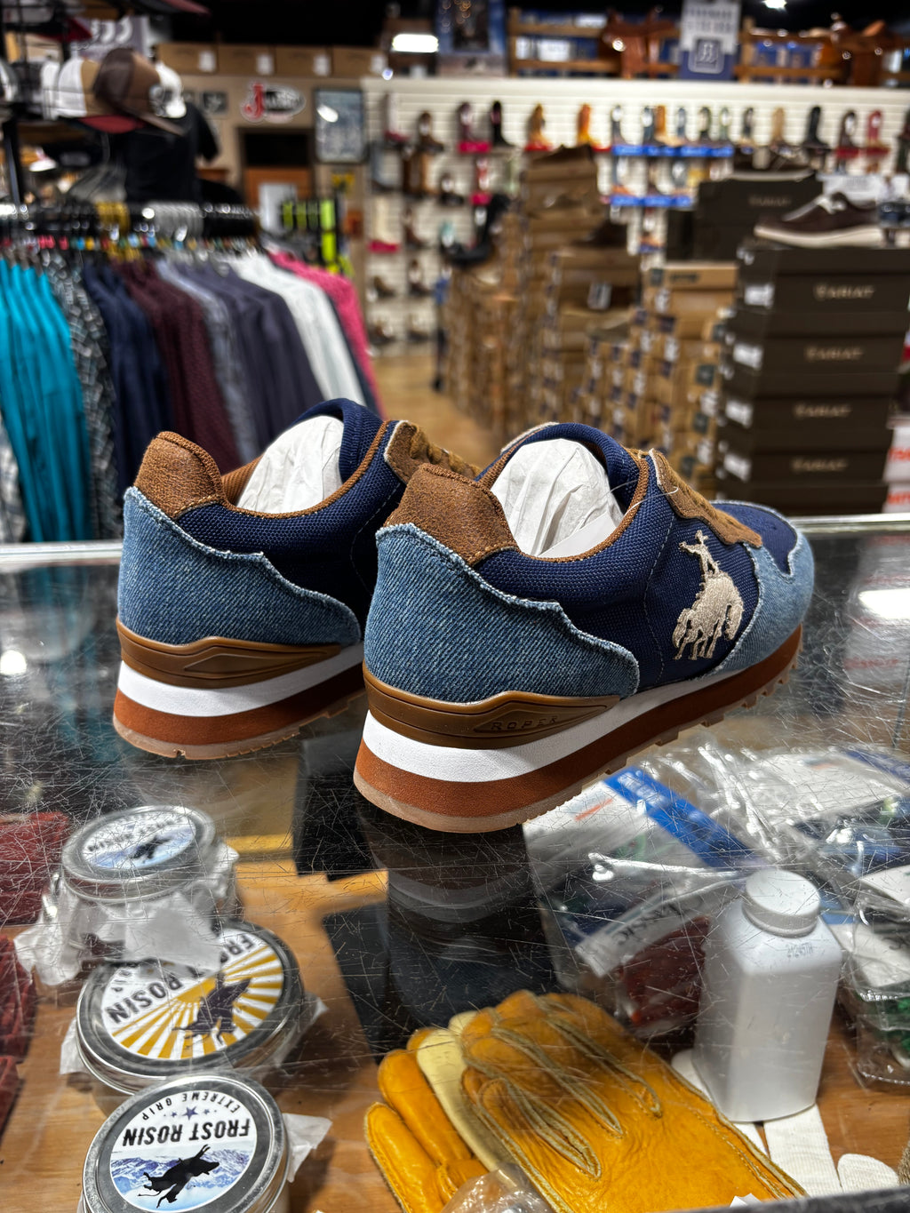 Giddy up shoes blue Denim