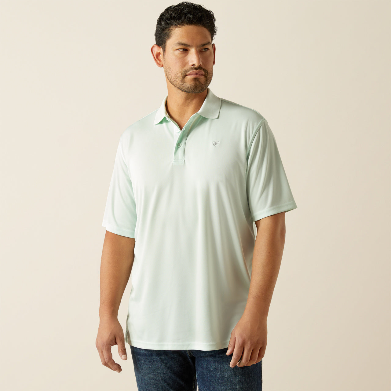 Ariat Men’s Polo in Soothing Sea