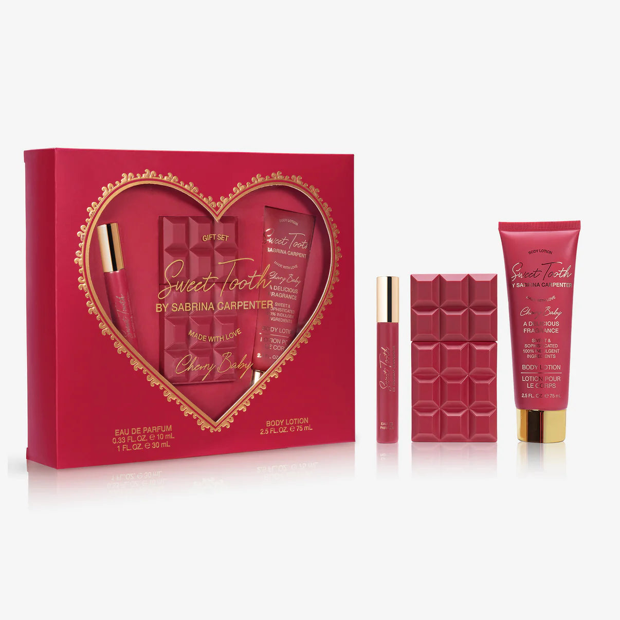 Cherry Baby Eau De Parfum 3 Piece Gift Set