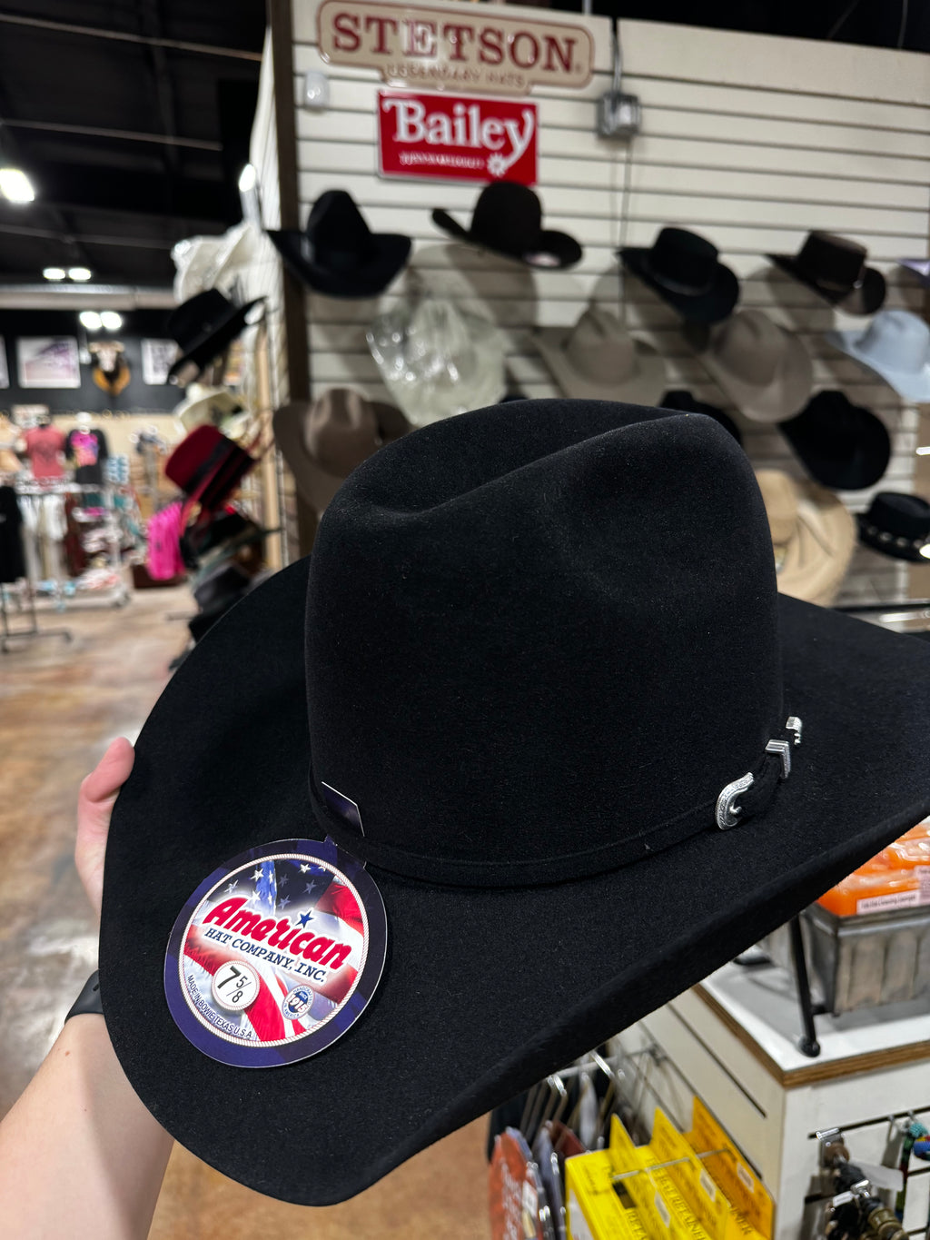 American Black 7X Felt Hat