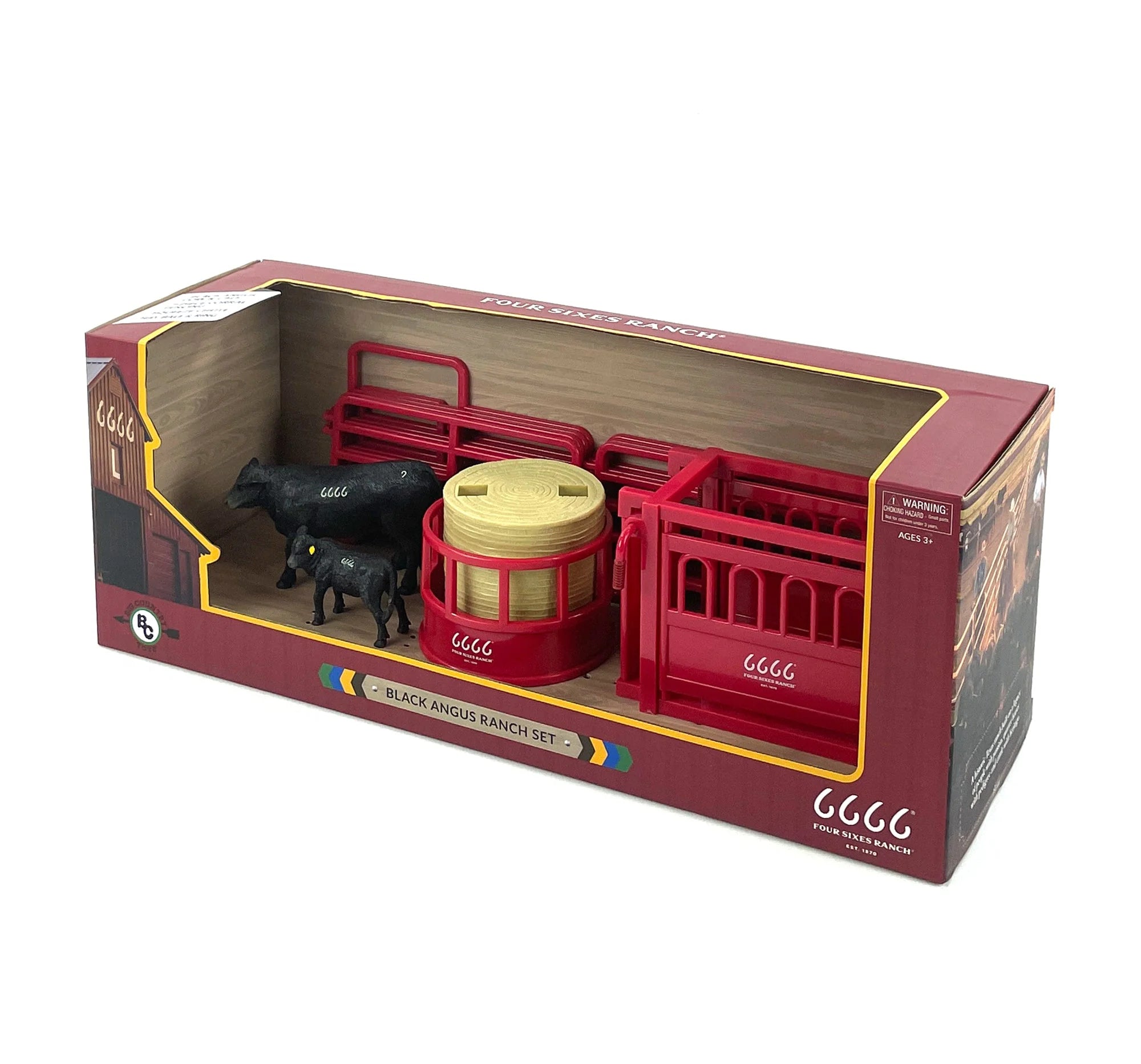 Four Sixes Ranch Black Angus Ranch Set