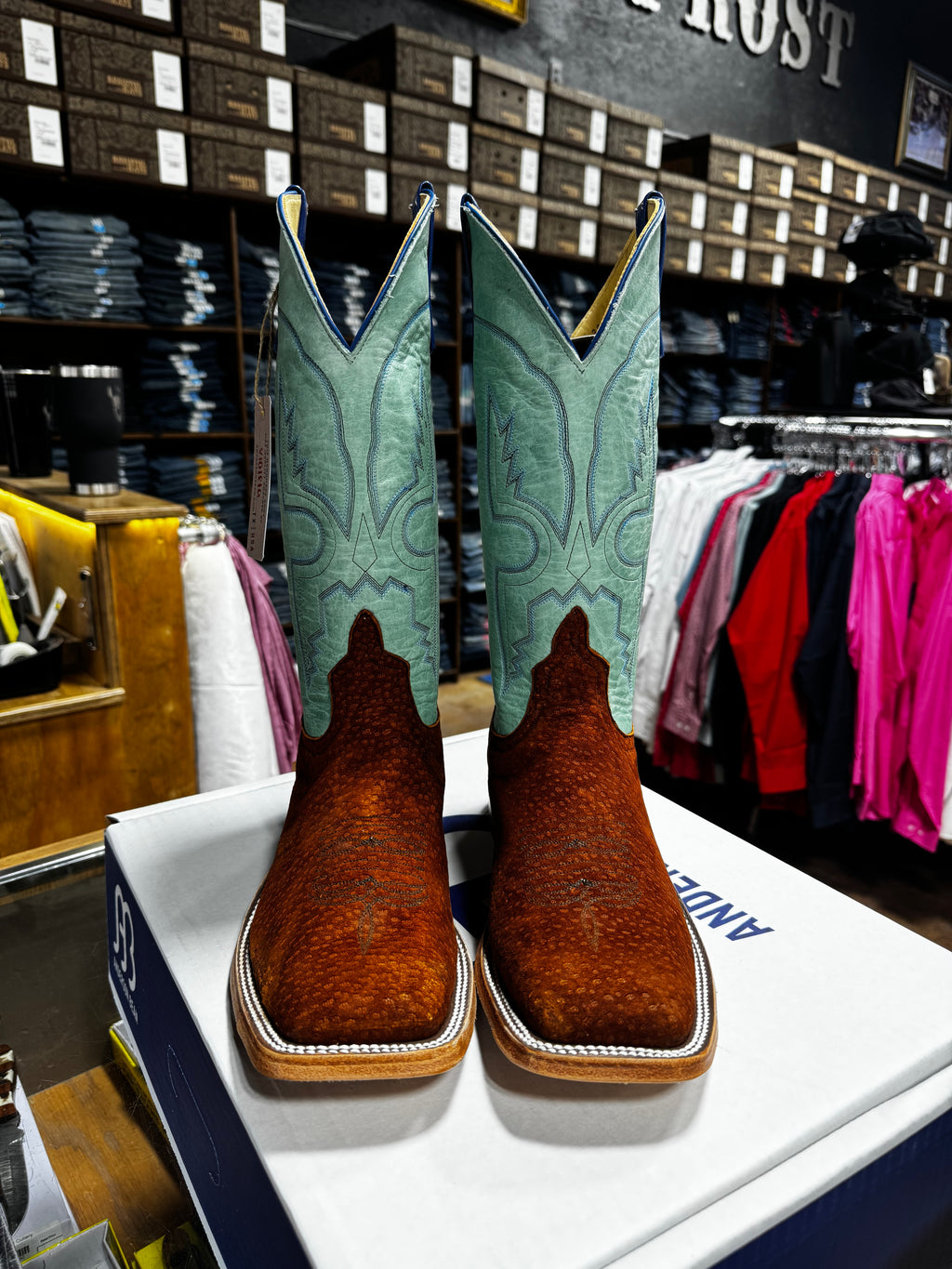 Anderson Bean Rust Carpincho Boots (339986)