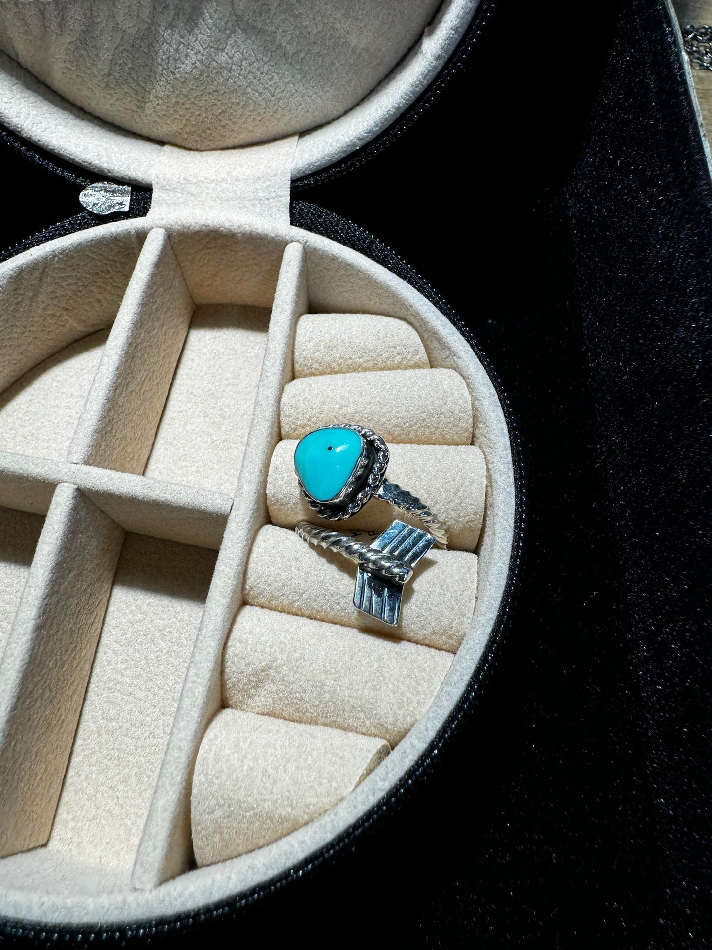 Turquoise arrow ring