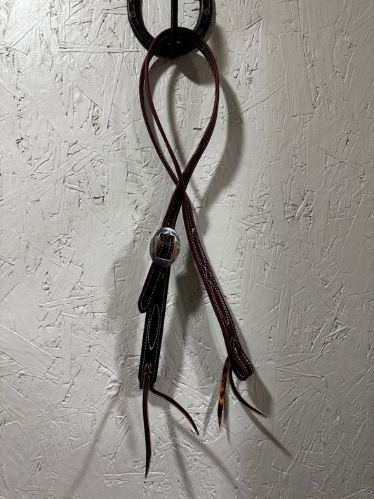 3/4 Split Ear Headstall with Gunslinger Stitching