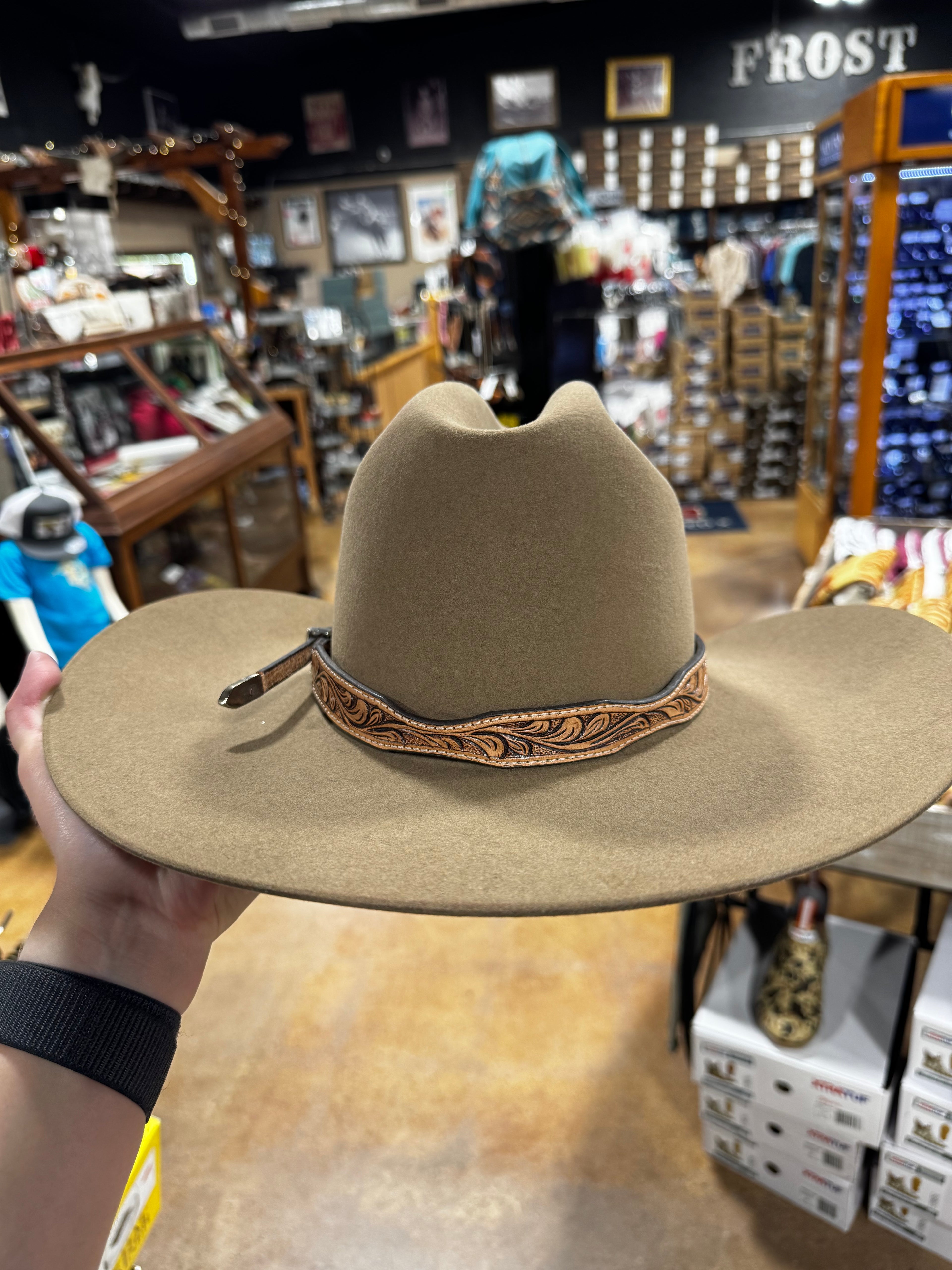 AD Tooled Hat Band