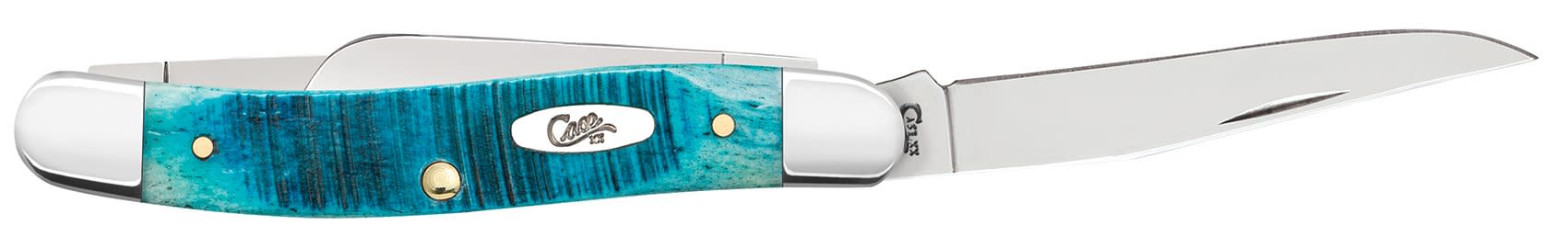 Sawcut Jig Caribbean Blue Bone Medium Stockman (25597)