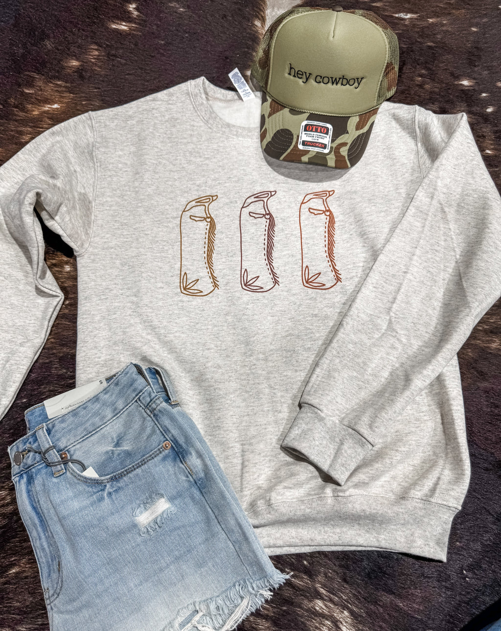 Fall Chaps Sweatshirt