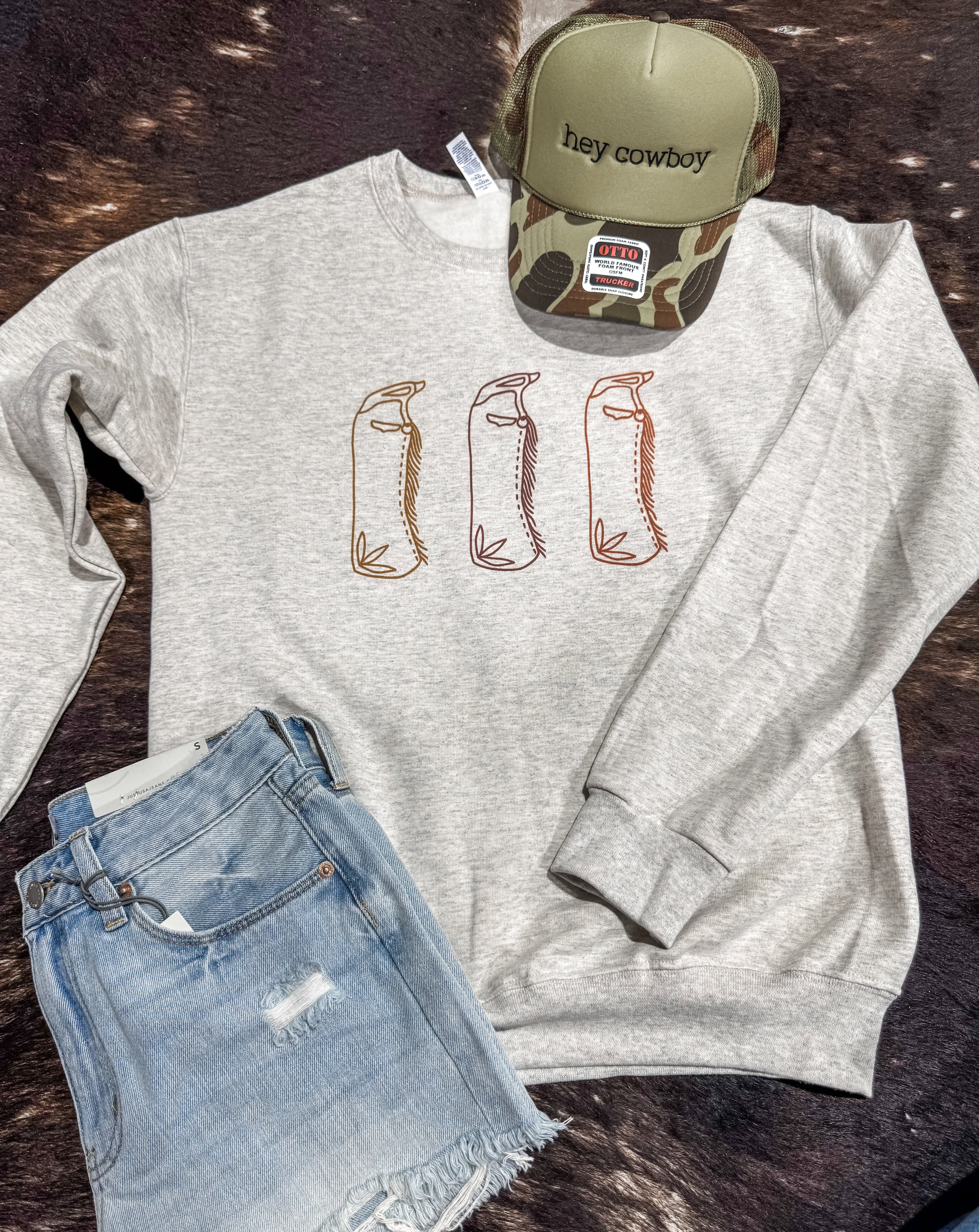 Fall Chaps Sweatshirt