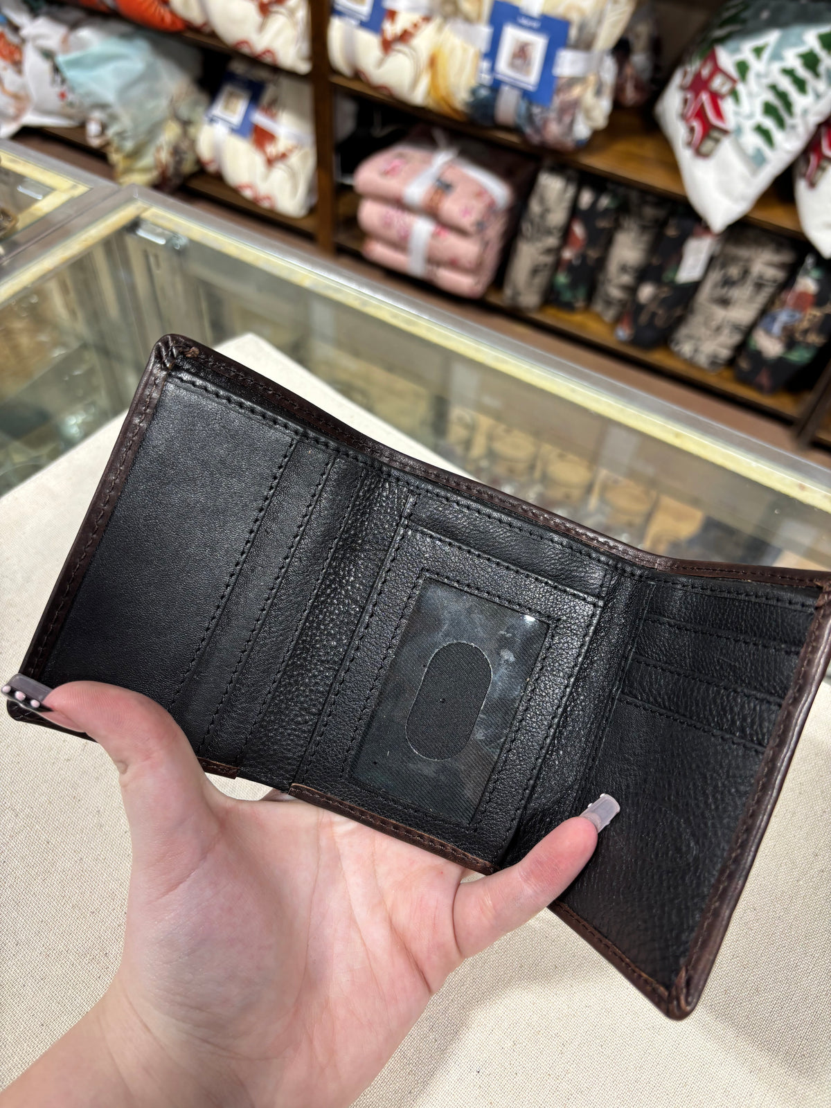 Challenger Flag Leather Wallet