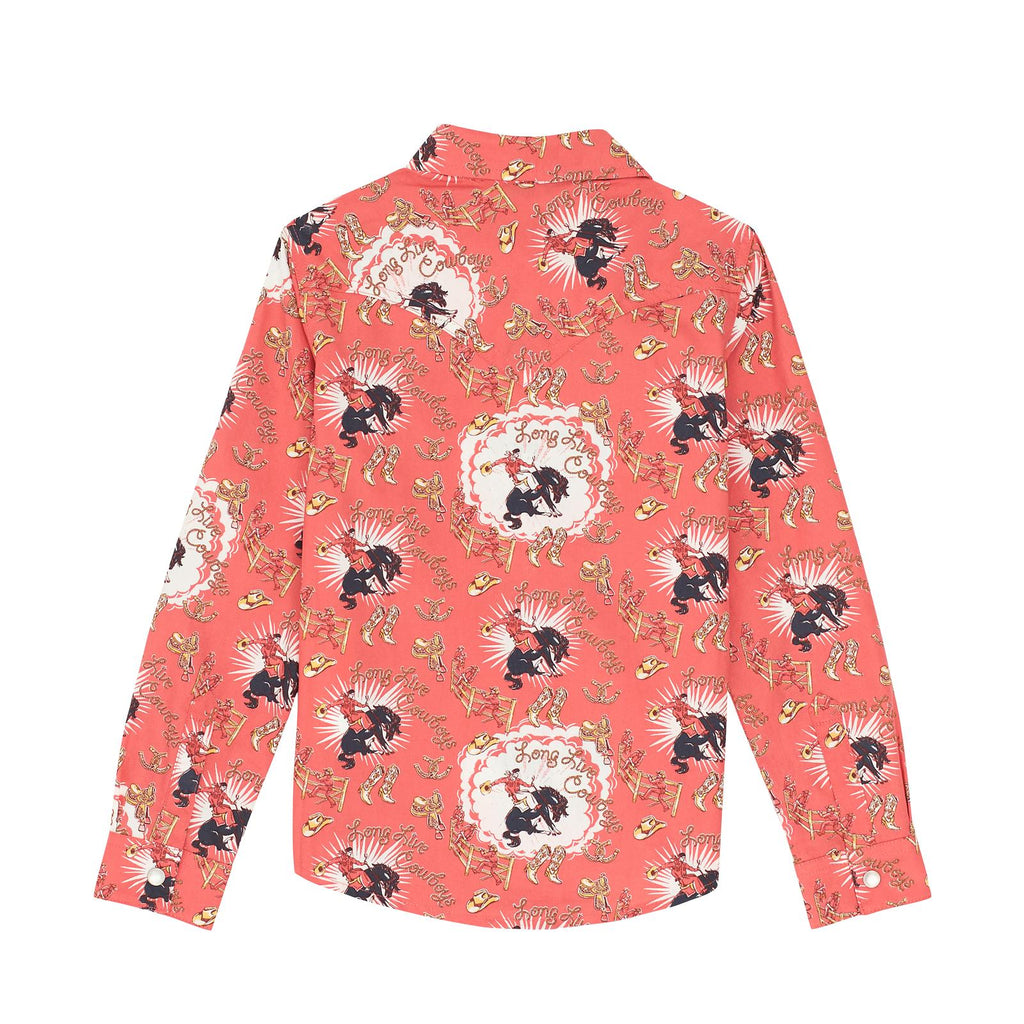 Long Live Cowboys Girl’s LS Snap Shirt (7473)