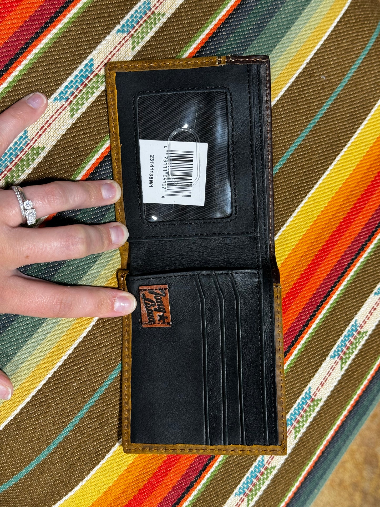 Tony Lama Boot Stitch Bifold Wallet (38w1)