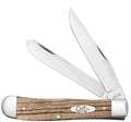 Smooth Natural Zebrawood Trapper (25141)
